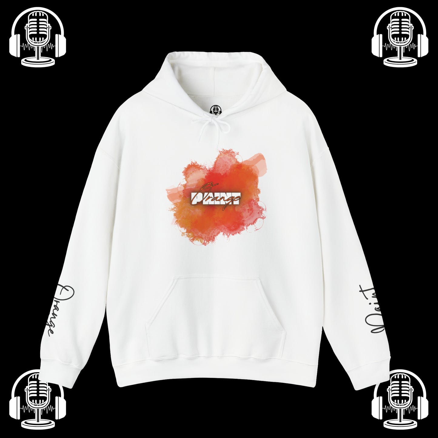 Orange Paint Special Edition Hoodie