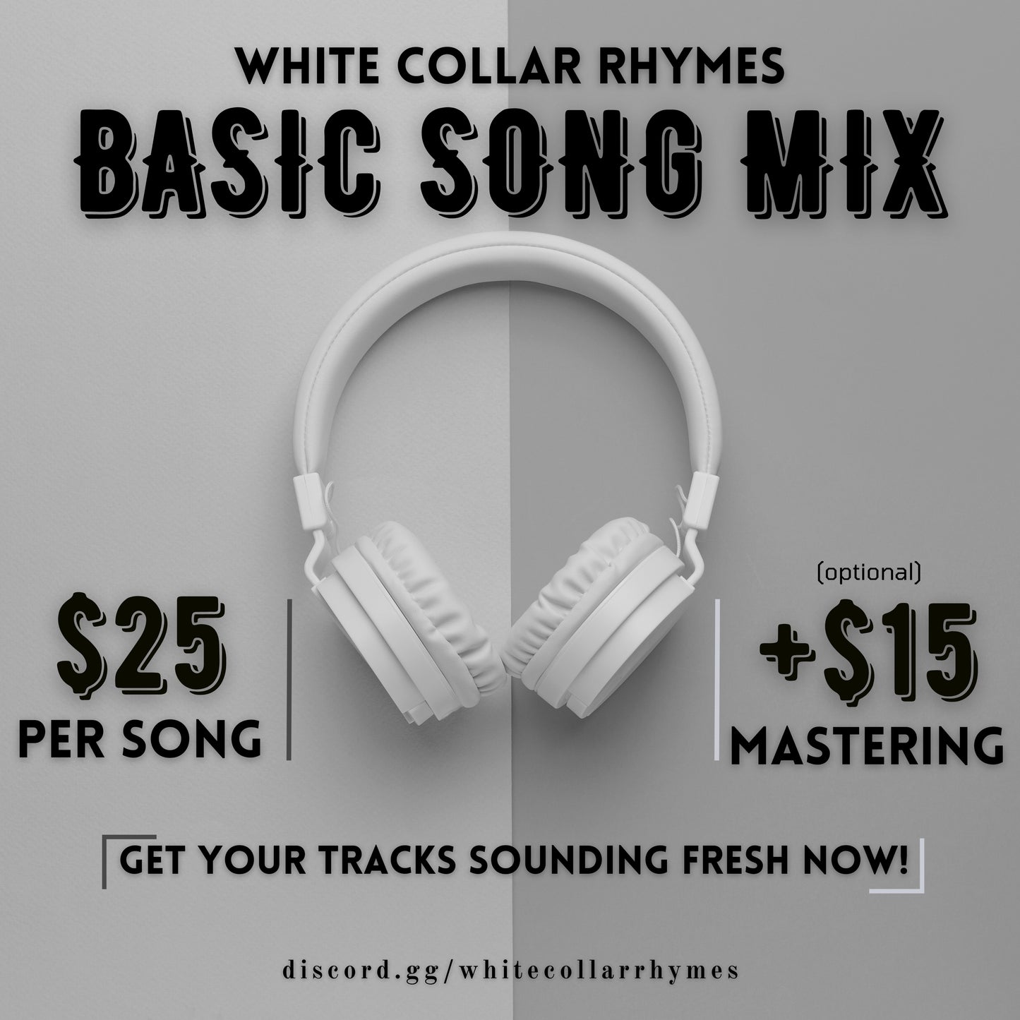 $25 Basic Song Mix